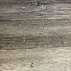Sterling Silver Sunflower Necklace